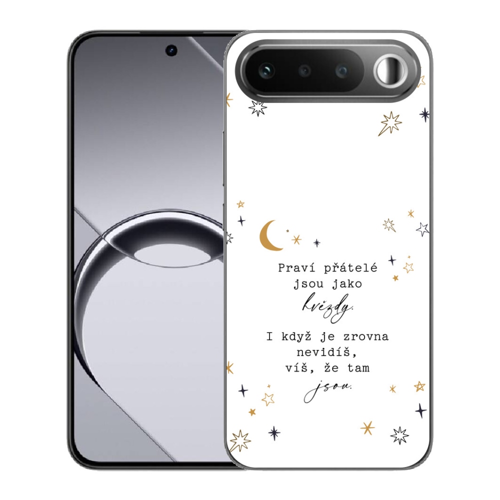 Gelový kryt mmCase na Realme 16 5G - citát 6 bílé pozadí