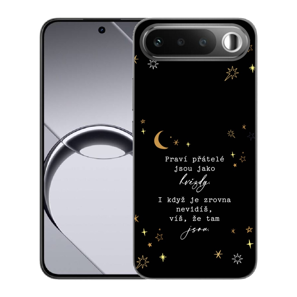 Gelový kryt mmCase na Realme 16 5G - citát 6 černé pozadí