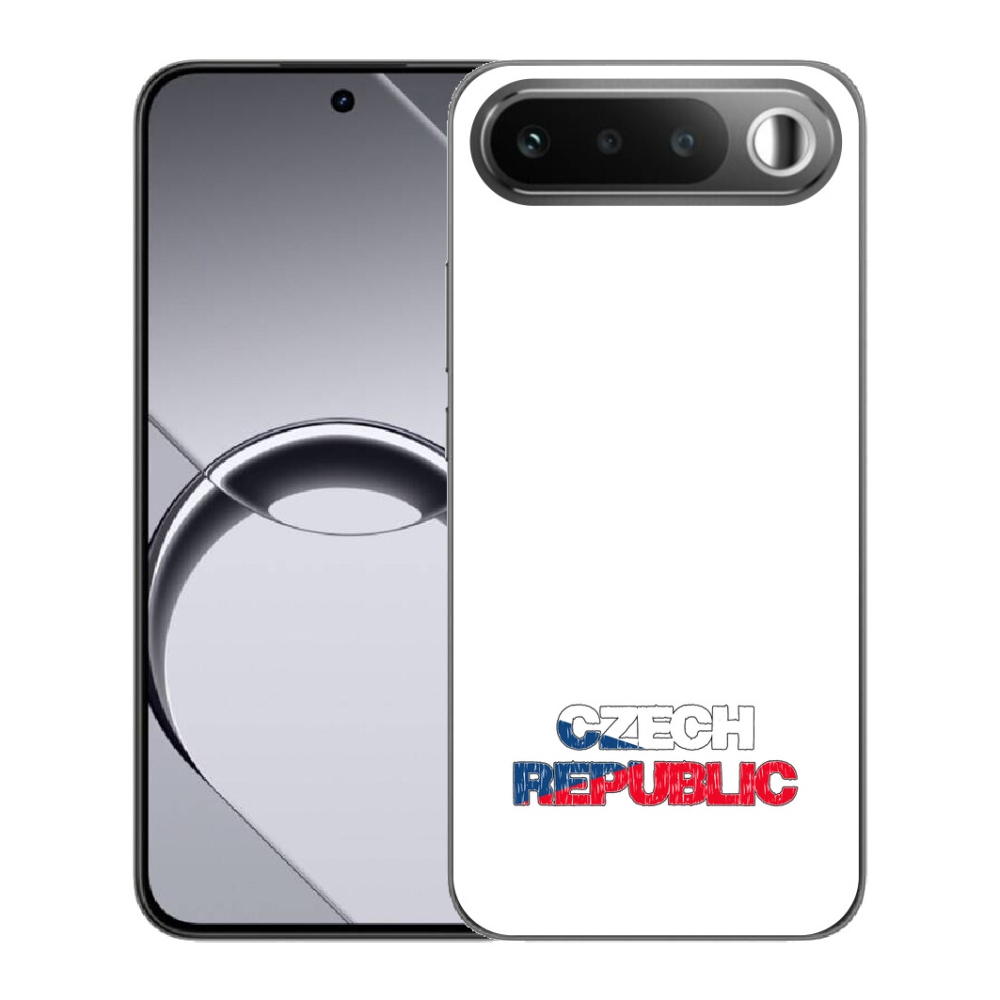 Gelový kryt mmCase na Realme 16 5G - Czech Republic bílé pozadí