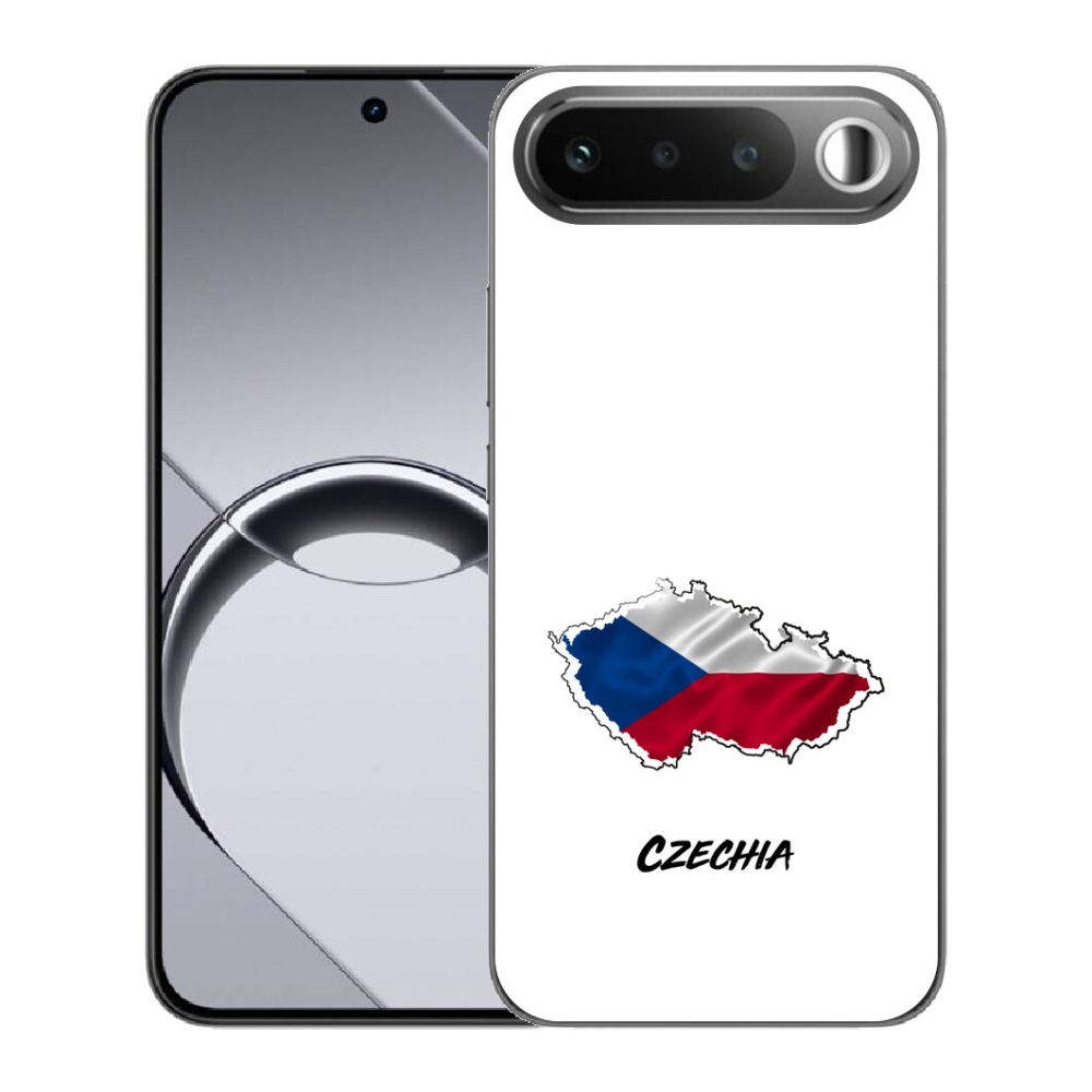 Gelový kryt mmCase na Realme 16 5G - Czechia bílé pozadí
