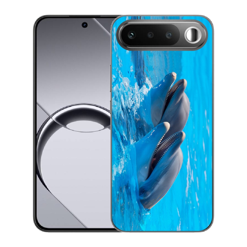Gelový kryt mmCase na Realme 16 5G - delfíni