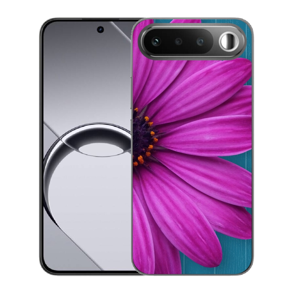 Gelový kryt mmCase na Realme 16 5G - fialová kopretina