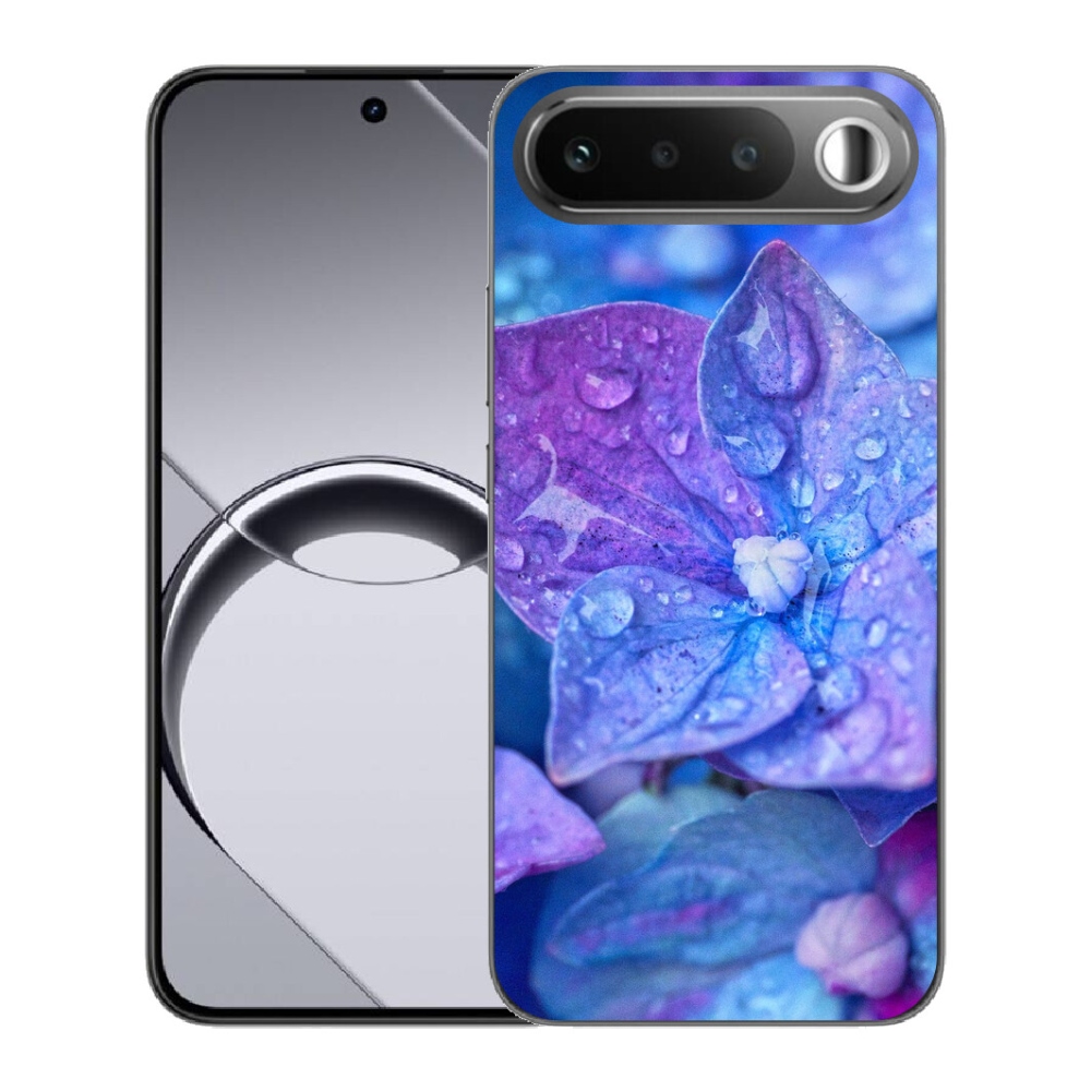 Gelový kryt mmCase na Realme 16 5G - fialový květ