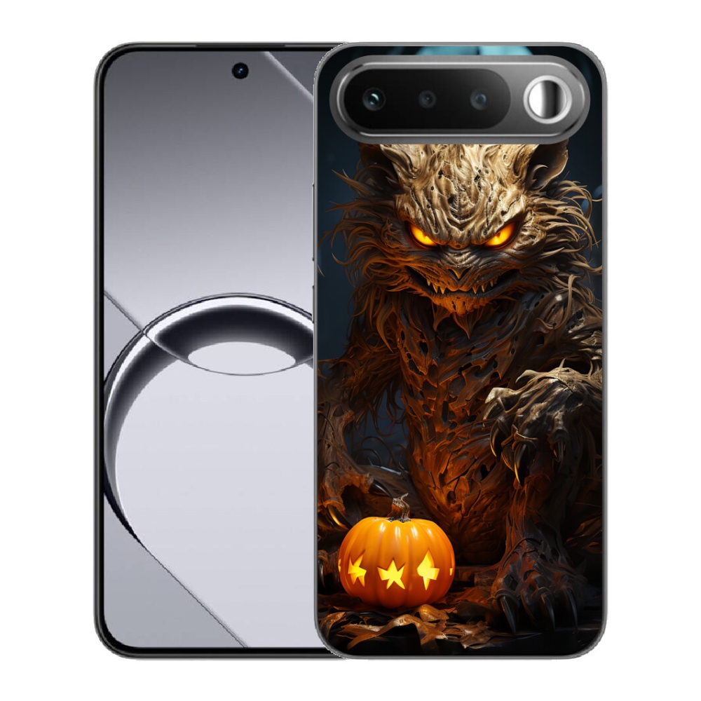 Gelový kryt mmCase na Realme 16 5G - halloweenská příšera