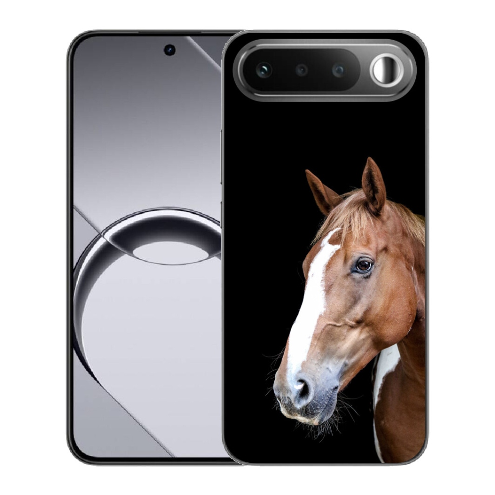 Gelový kryt mmCase na Realme 16 5G - hnědý kůň 3