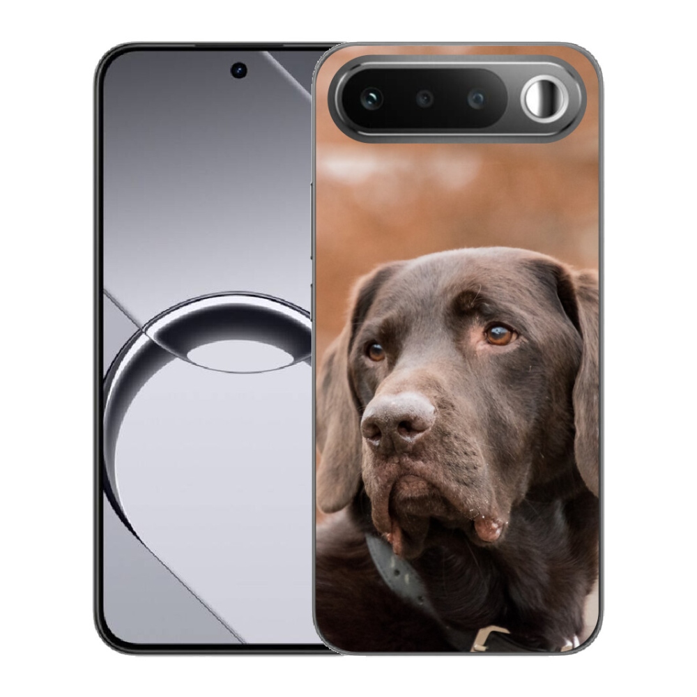 Gelový kryt mmCase na Realme 16 5G - hnědý labrador