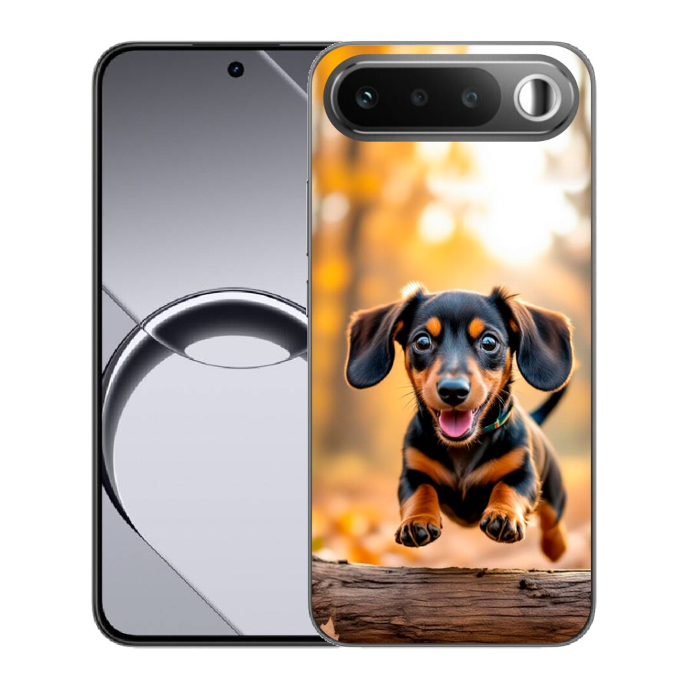 Gelový kryt mmCase na Realme 16 5G - jezevčík 2