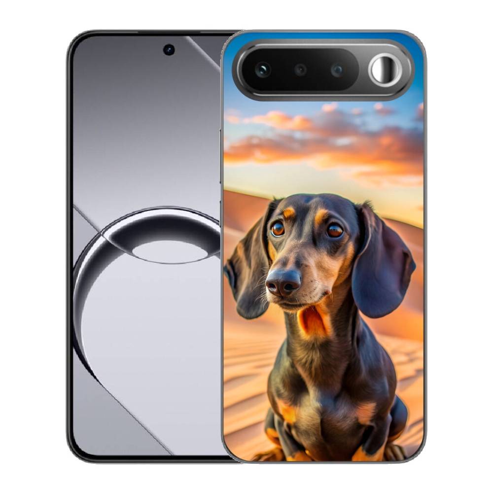 Gelový kryt mmCase na Realme 16 5G - jezevčík 3 