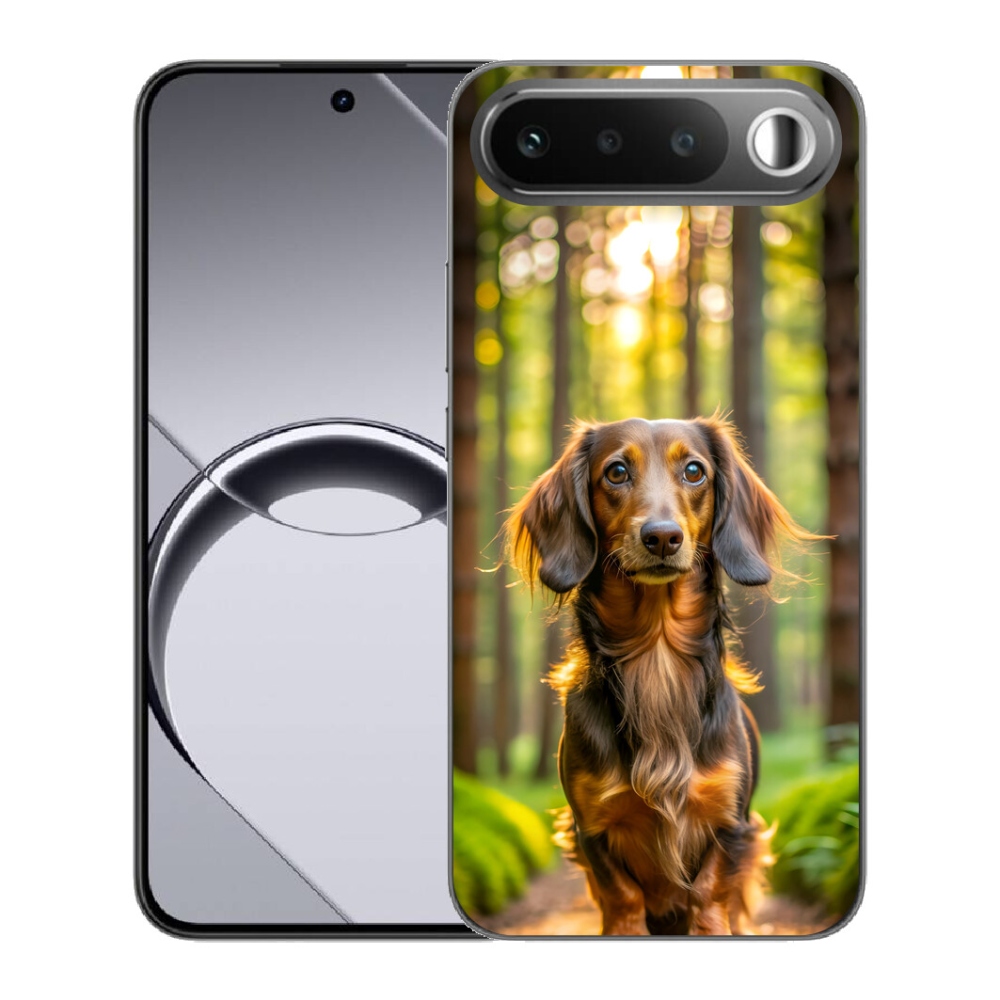 Gelový kryt mmCase na Realme 16 5G - jezevčík 4