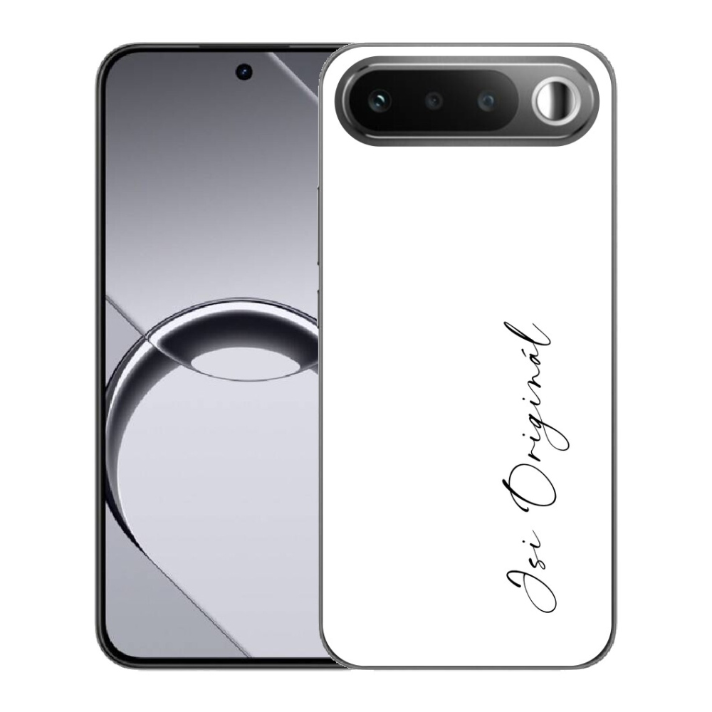Gelový kryt mmCase na Realme 16 5G - jsi originál bílé pozadí