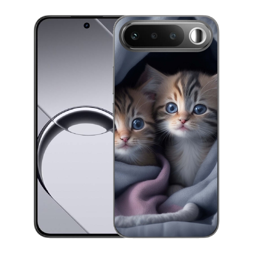 Gelový kryt mmCase na Realme 16 5G - kočičí duo 2
