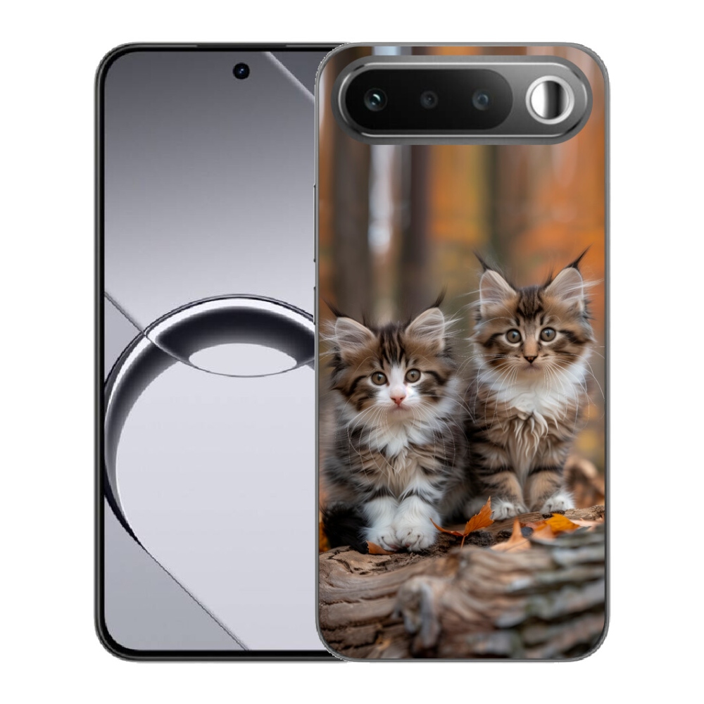 Gelový kryt mmCase na Realme 16 5G - kočičí duo 3