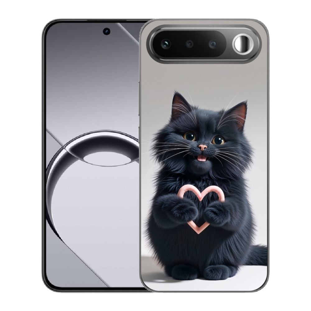 Gelový kryt mmCase na Realme 16 5G - kočičí láska 3