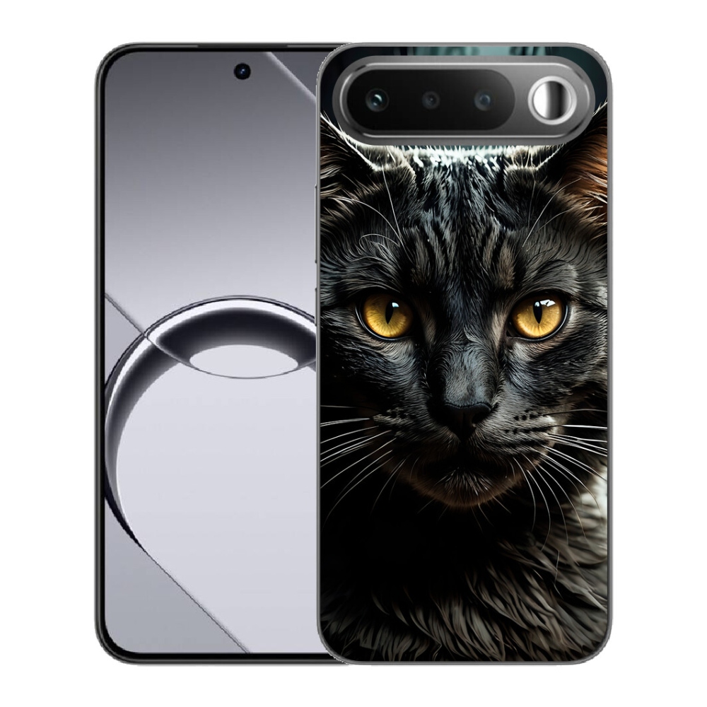 Gelový kryt mmCase na Realme 16 5G - kočičí pohled 3
