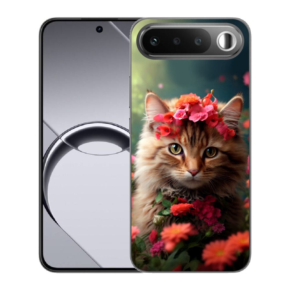 Gelový kryt mmCase na Realme 16 5G - kočíčí princezna