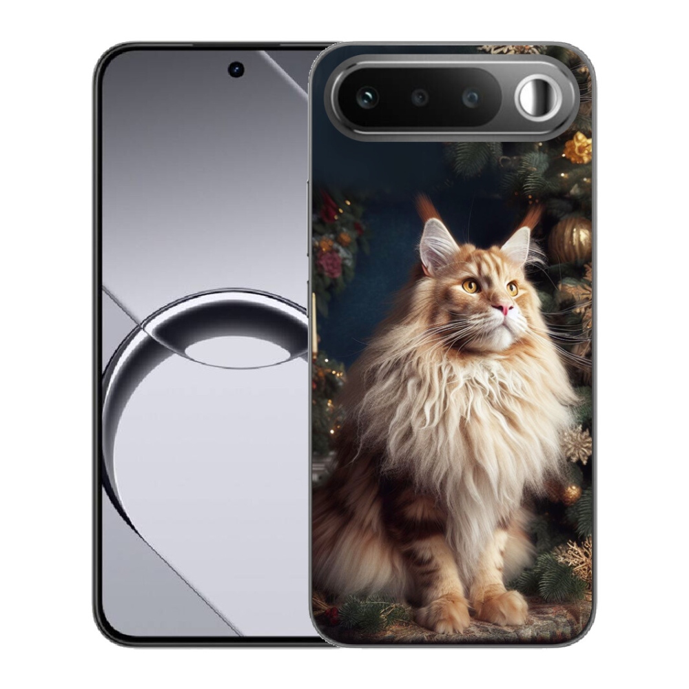Gelový kryt mmCase na Realme 16 5G - kočka u stromku