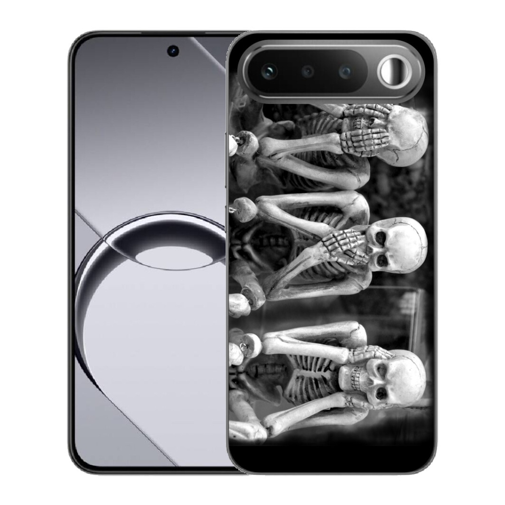 Gelový kryt mmCase na Realme 16 5G - kostlivci