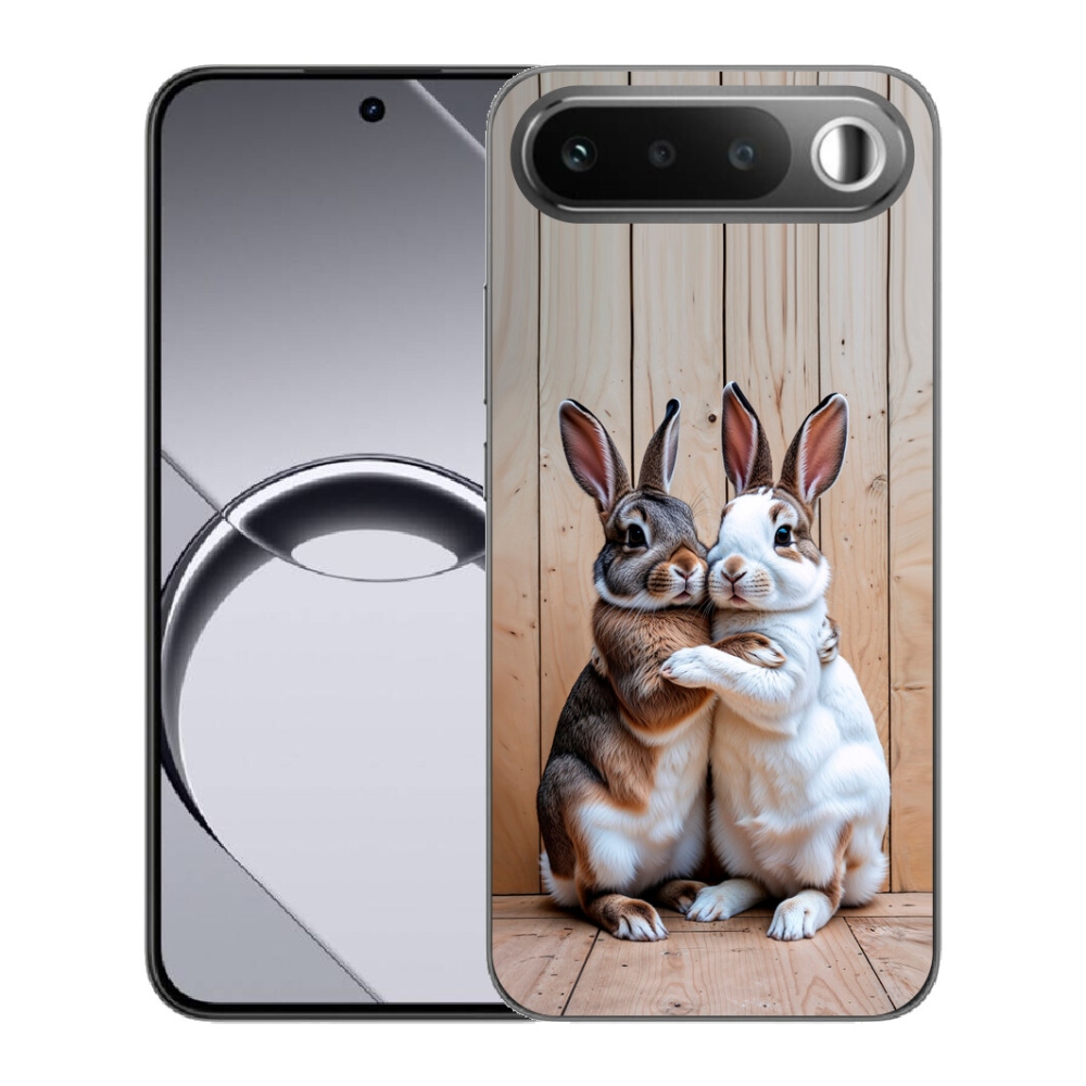 Gelový kryt mmCase na Realme 16 5G - králičí pár