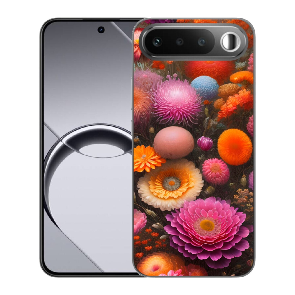 Gelový kryt mmCase na Realme 16 5G - květinová kompozice