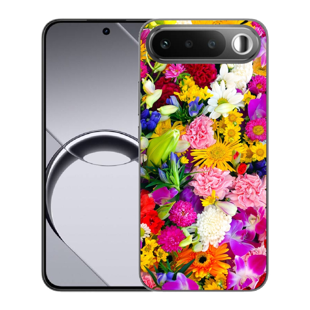Gelový kryt mmCase na Realme 16 5G - květiny 12