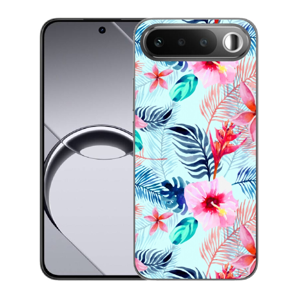 Gelový kryt mmCase na Realme 16 5G - květiny