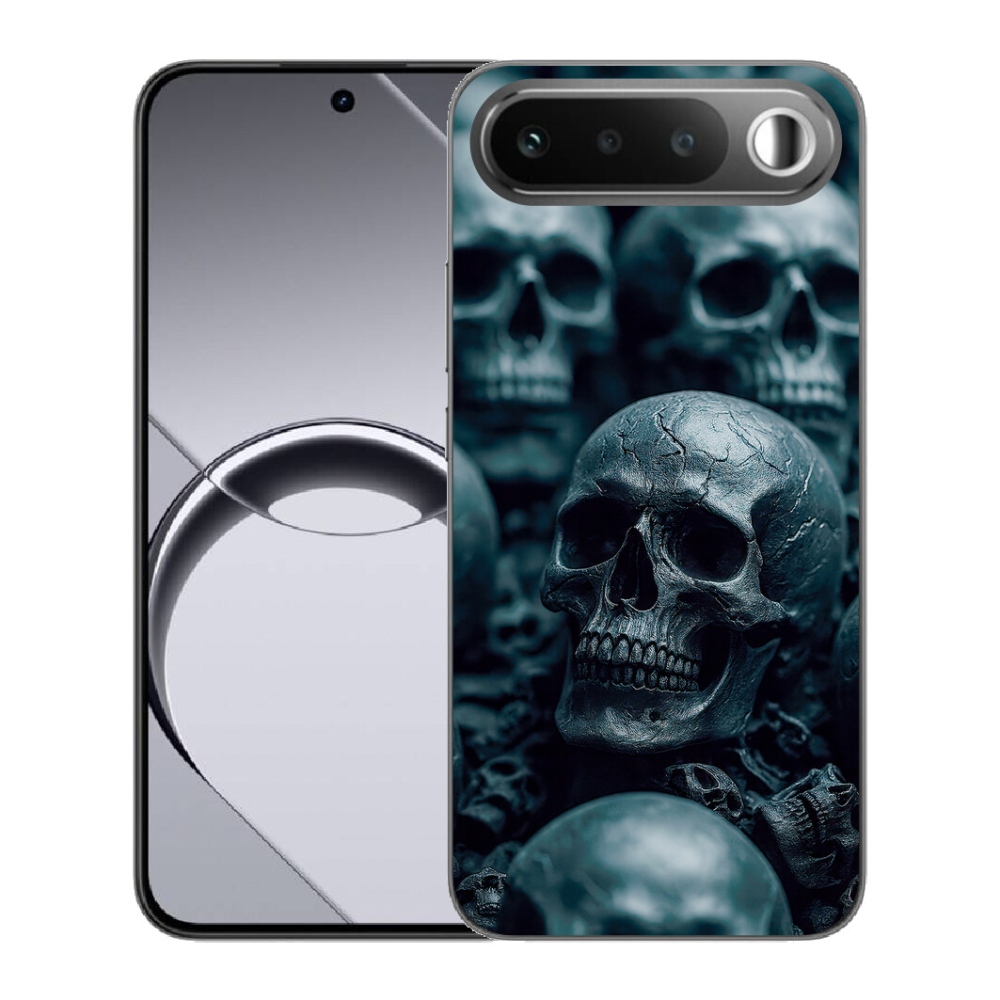 Gelový kryt mmCase na Realme 16 5G - lebka 2