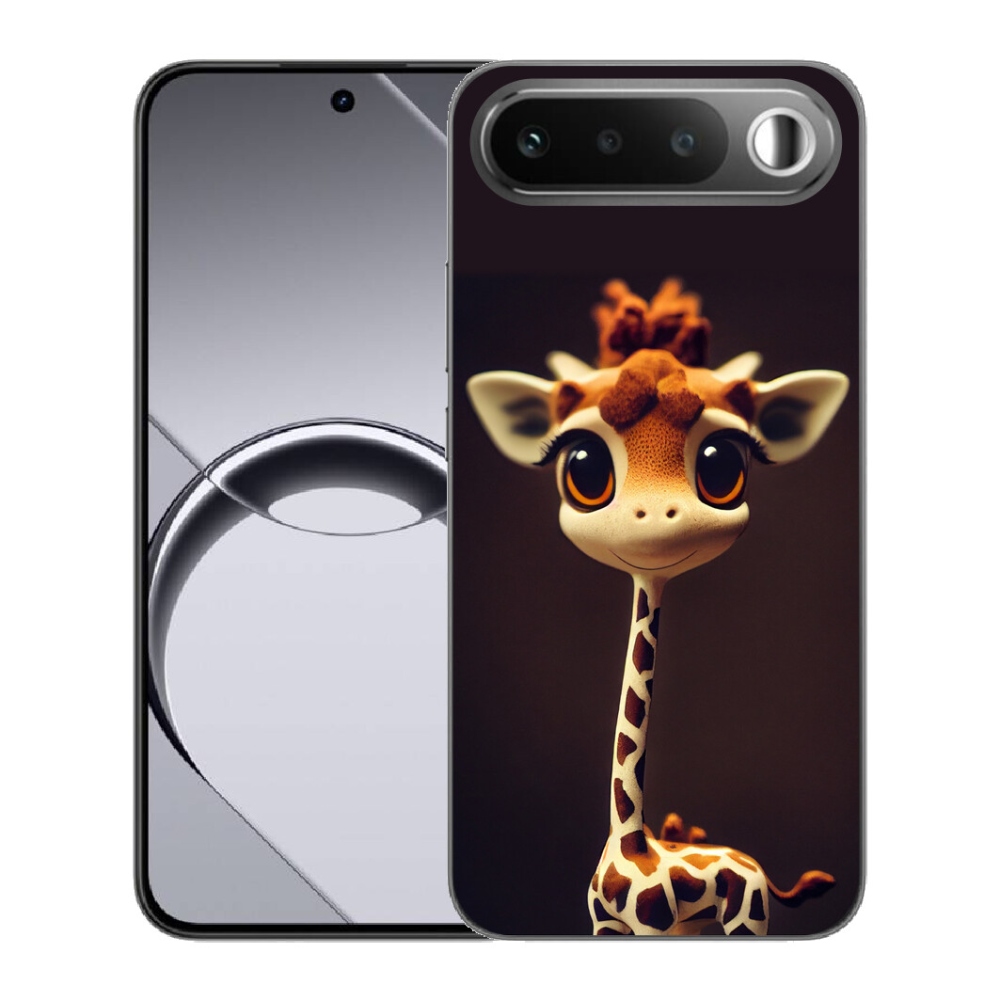 Gelový kryt mmCase na Realme 16 5G - malá žirafa