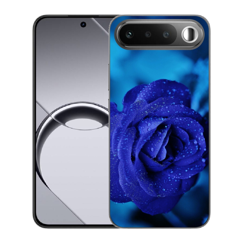 Gelový kryt mmCase na Realme 16 5G - modrá růže