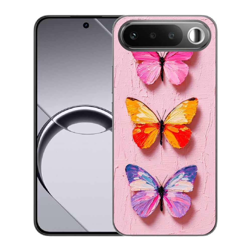Gelový kryt mmCase na Realme 16 5G - motýlí trojice