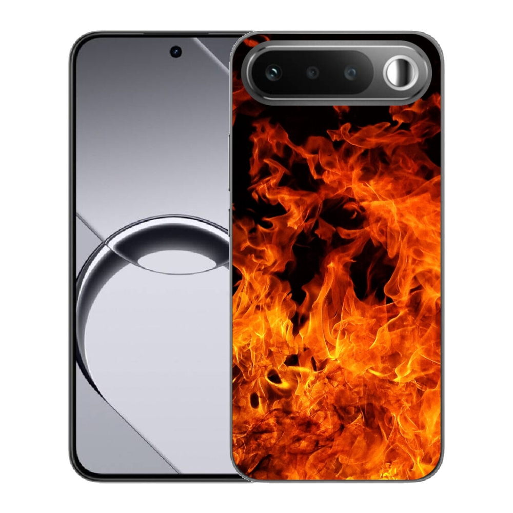 Gelový kryt mmCase na Realme 16 5G - muzikant a oheň