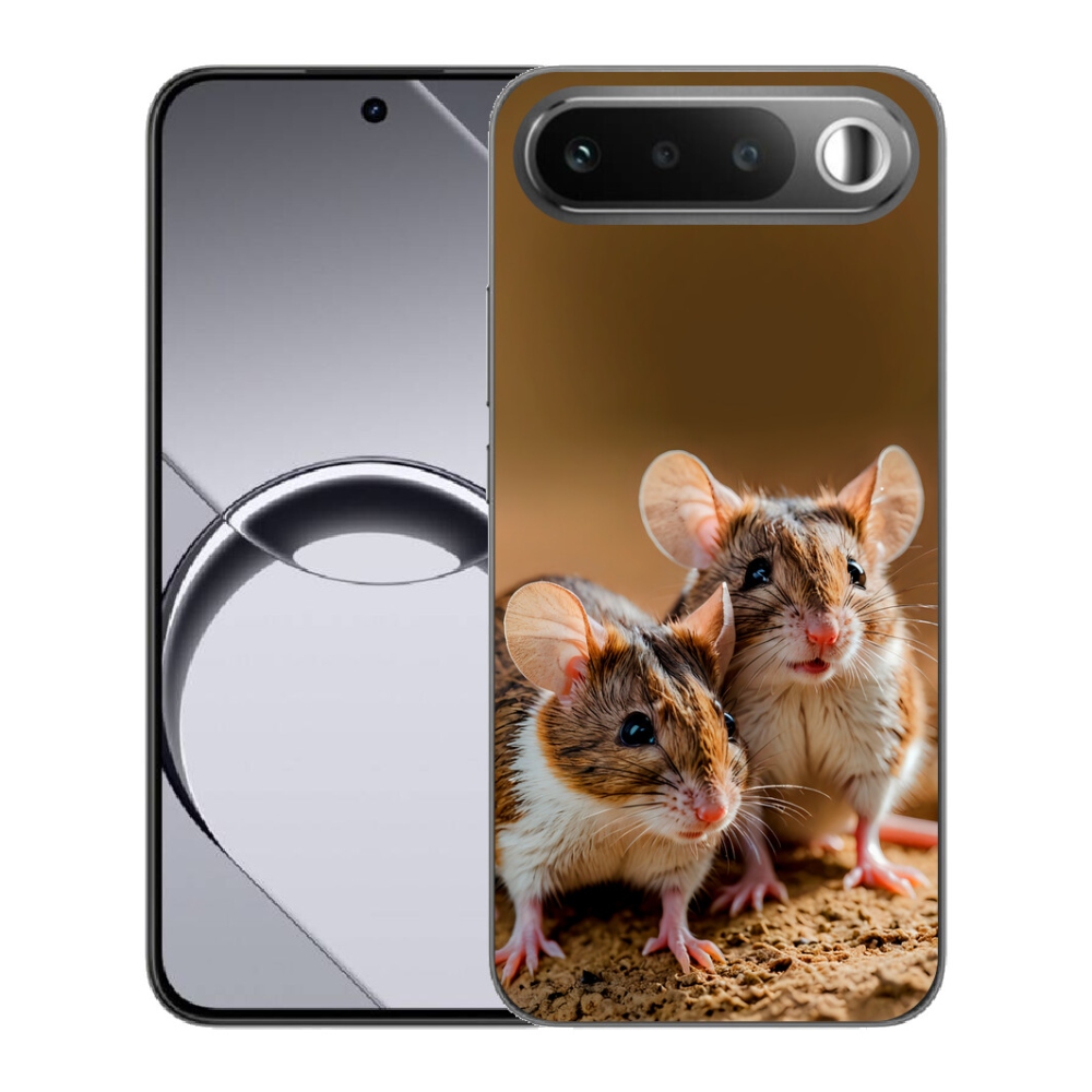 Gelový kryt mmCase na Realme 16 5G - myší duo