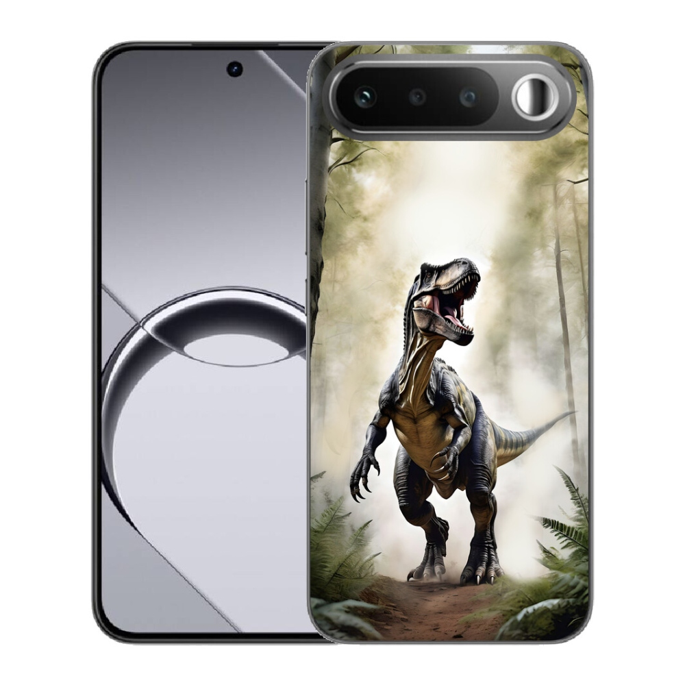 Gelový kryt mmCase na Realme 16 5G - naštvaný T-Rex