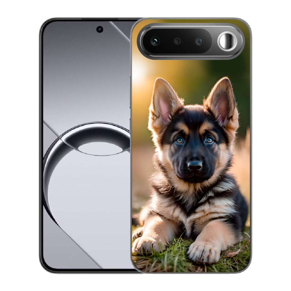 Gelový kryt mmCase na Realme 16 5G - německý ovčák v přírodě