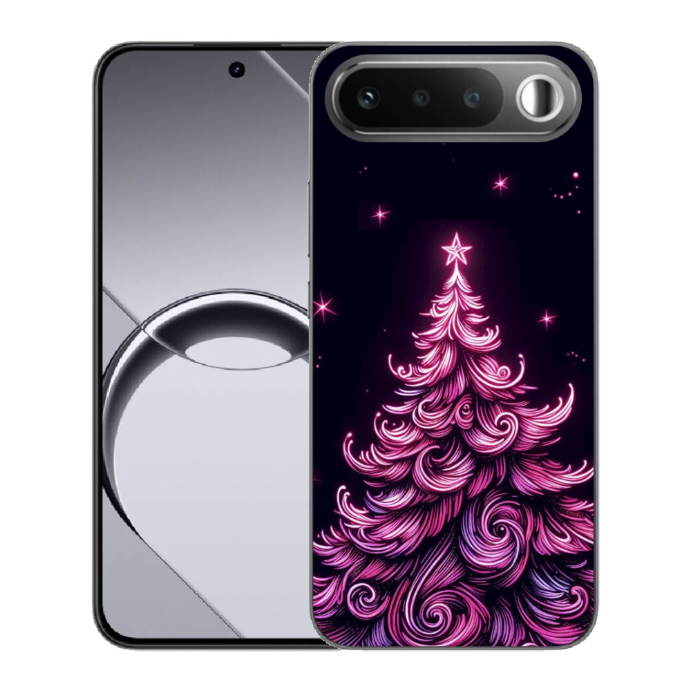 Gelový kryt mmCase na Realme 16 5G - neonový vánoční stromek 2
