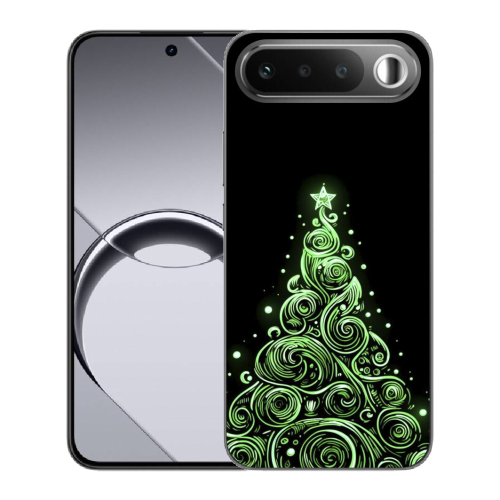 Gelový kryt mmCase na Realme 16 5G - neonový vánoční stromek 3