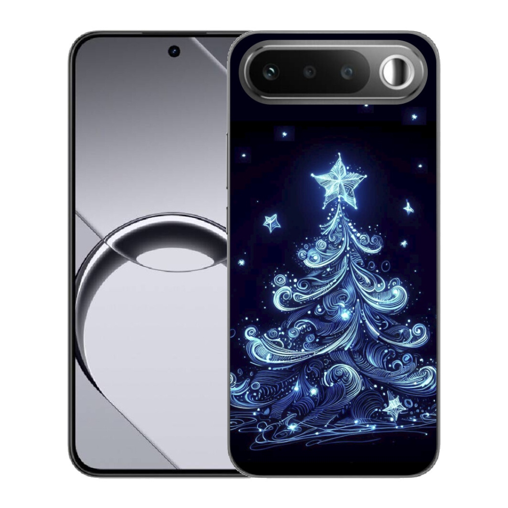 Gelový kryt mmCase na Realme 16 5G - neonový vánoční stromek 4