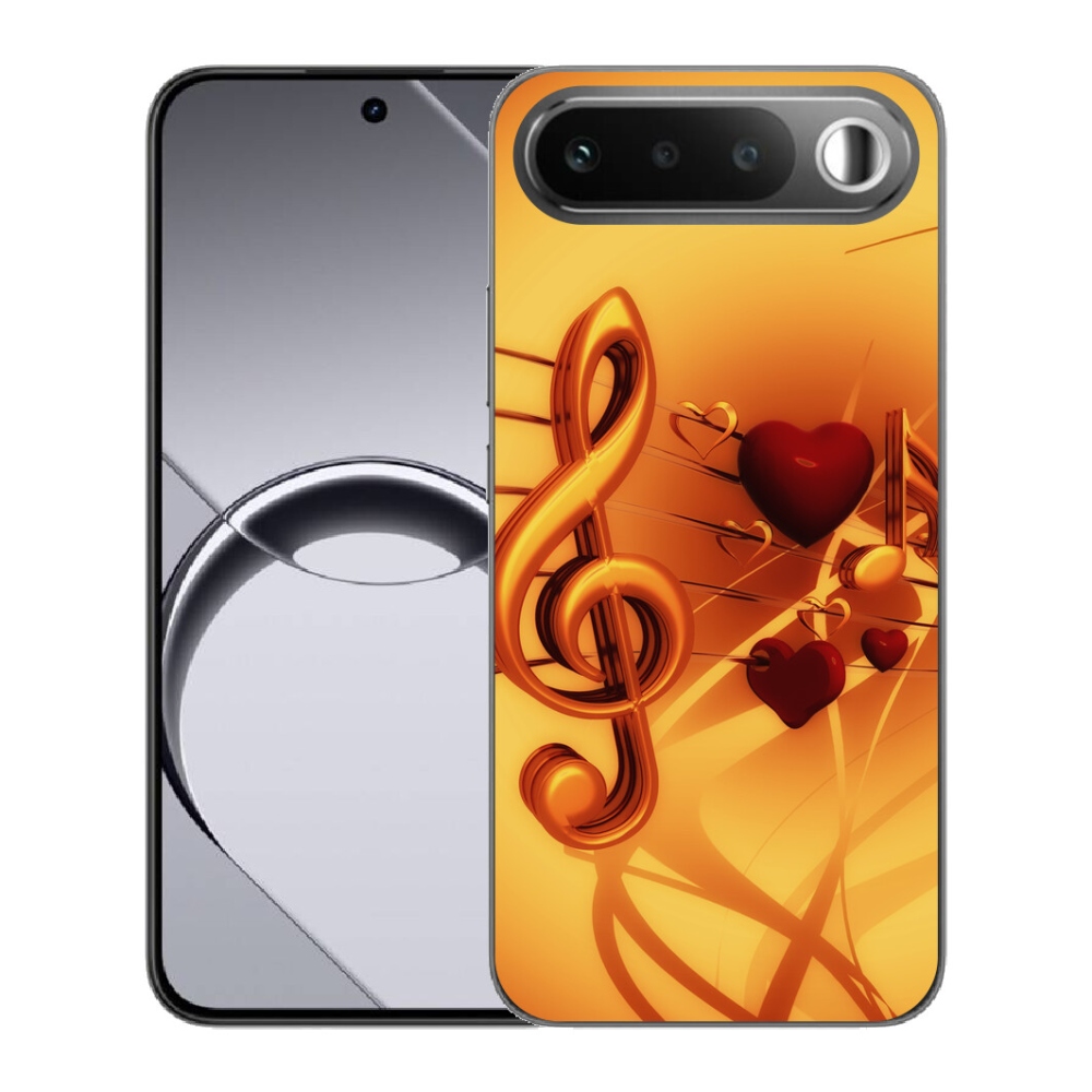 Gelový kryt mmCase na Realme 16 5G - noty