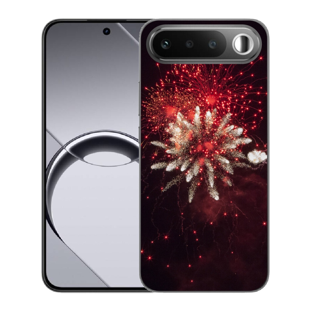 Gelový kryt mmCase na Realme 16 5G - ohňostroj