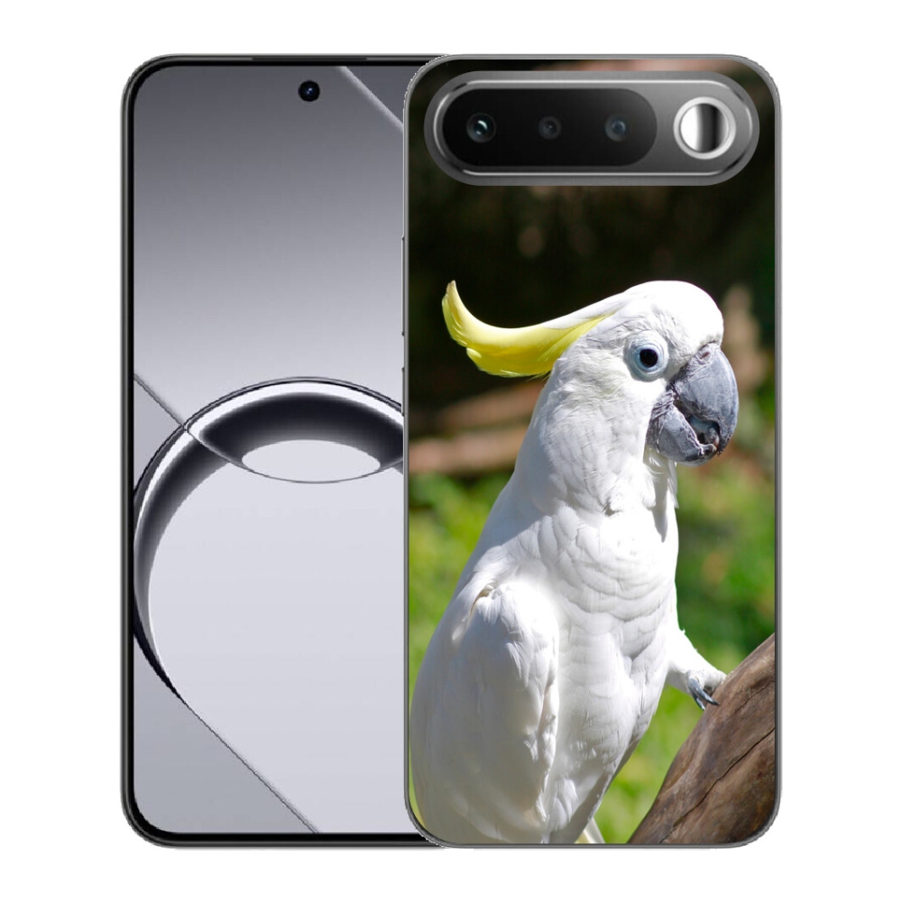 Gelový kryt mmCase na Realme 16 5G - papoušek kakadu 2