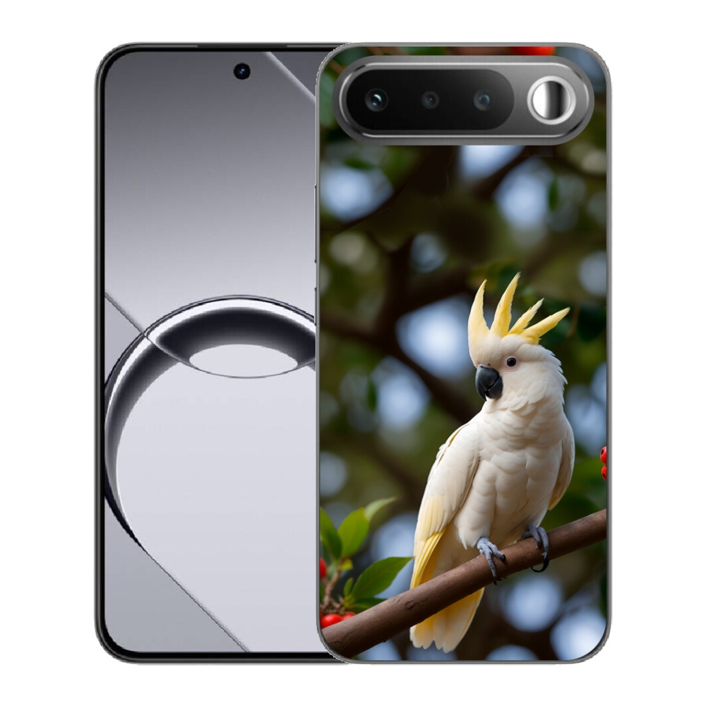 Gelový kryt mmCase na Realme 16 5G - papoušek kakadu 3