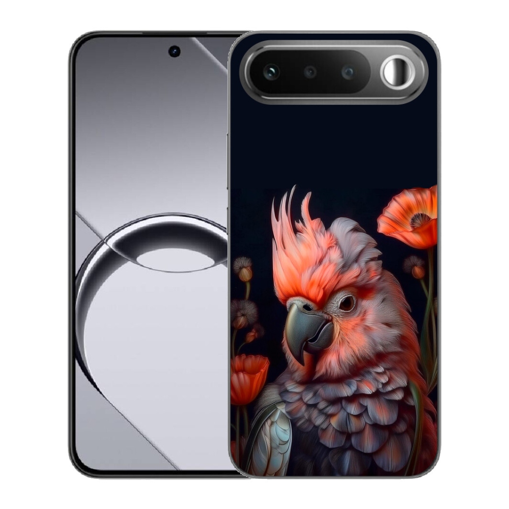 Gelový kryt mmCase na Realme 16 5G - papoušek kakadu v barvách