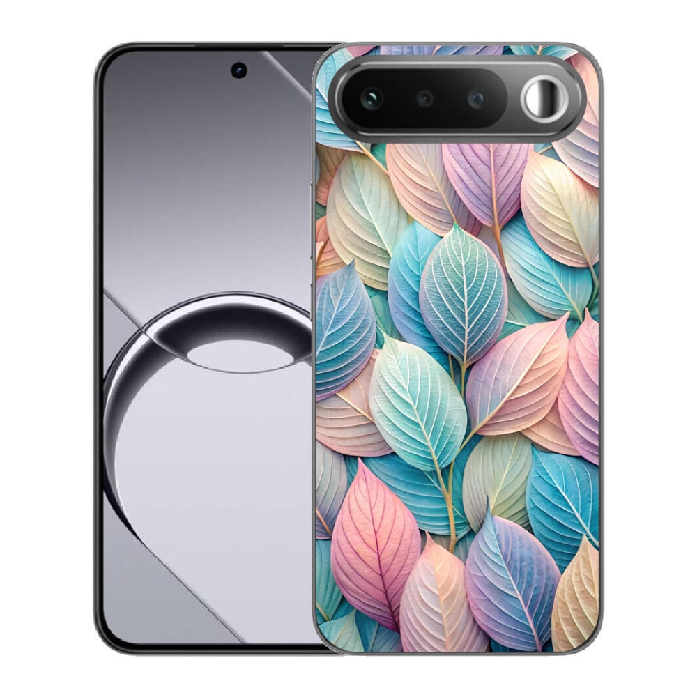 Gelový kryt mmCase na Realme 16 5G - pastelové listy