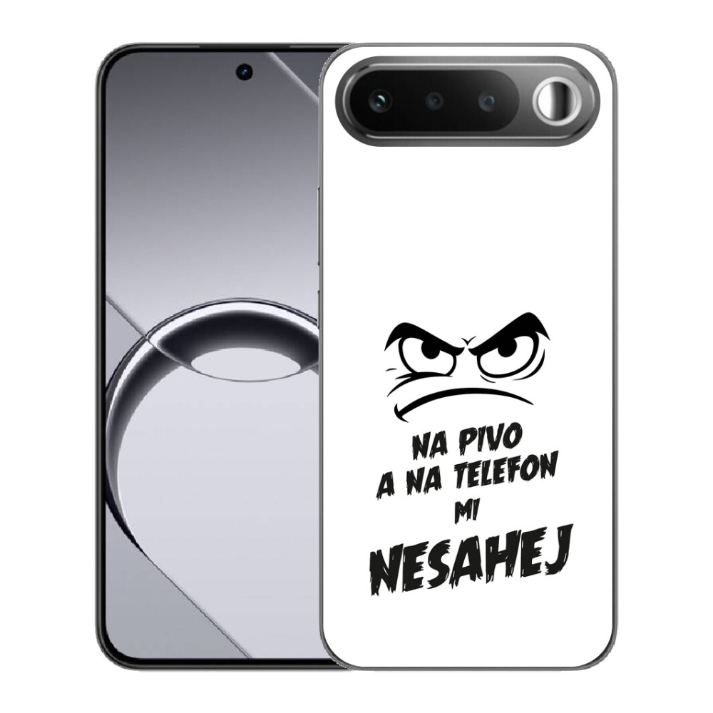 Gelový kryt mmCase na Realme 16 5G - pivní motiv 2 bílé pozadí