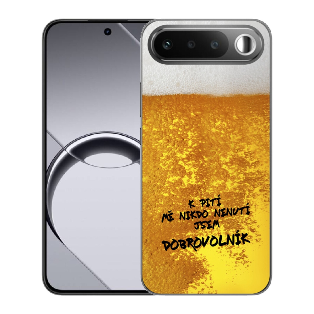 Gelový kryt mmCase na Realme 16 5G - pivní motiv 4