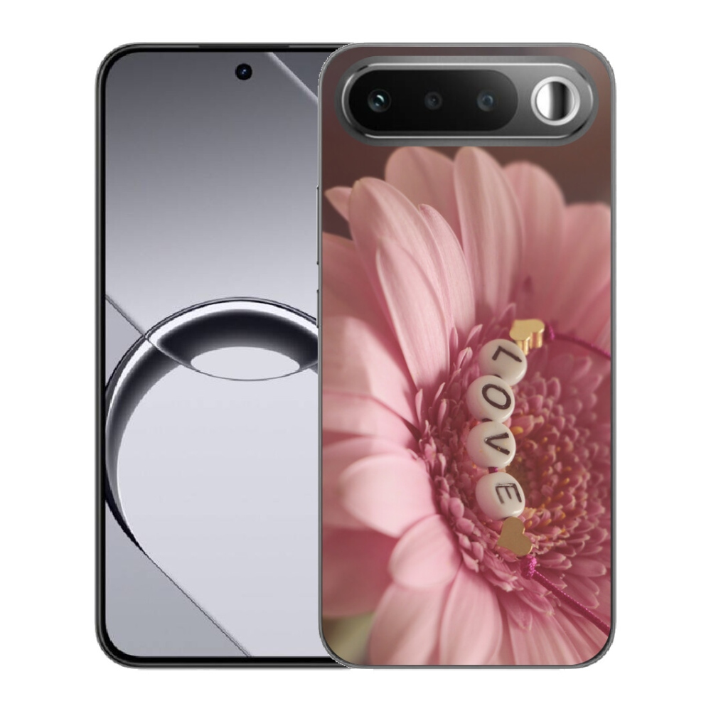 Gelový kryt mmCase na Realme 16 5G - přívěsek love