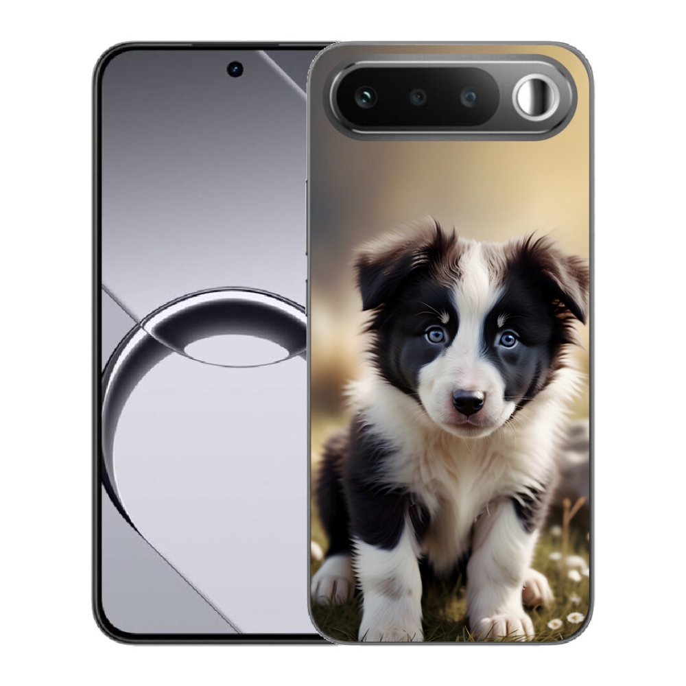 Gelový kryt mmCase na Realme 16 5G - roztomilá border kolie