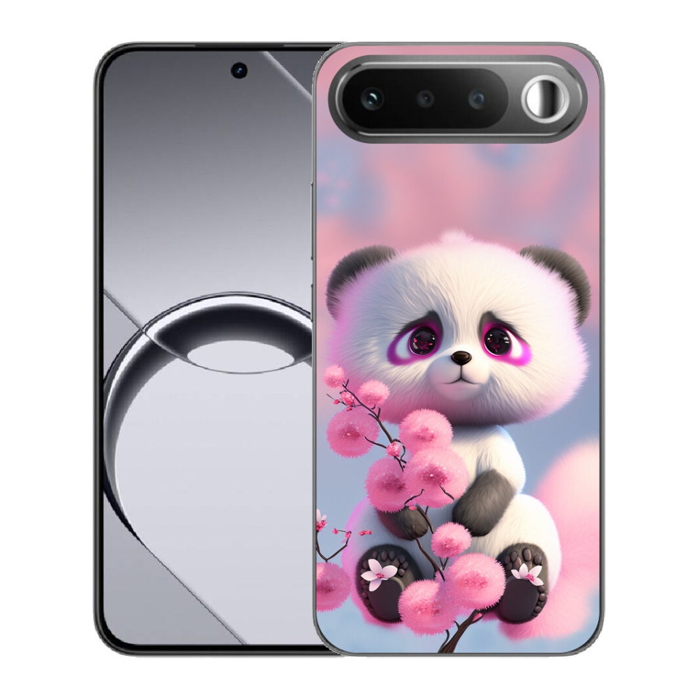 Gelový kryt mmCase na Realme 16 5G - roztomilá panda 1