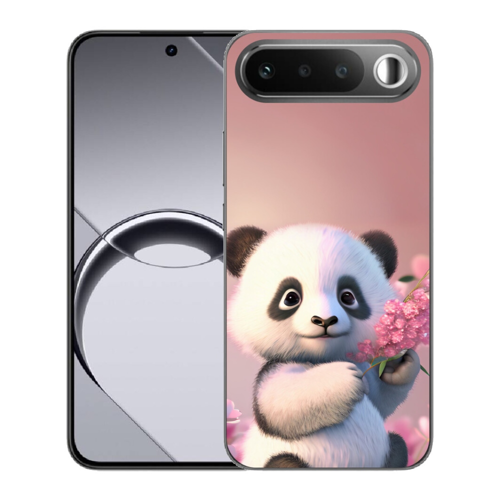 Gelový kryt mmCase na Realme 16 5G - roztomilá panda