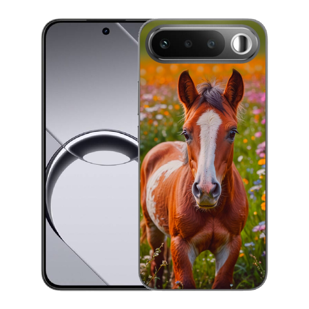 Gelový kryt mmCase na Realme 16 5G - roztomilé hříbě