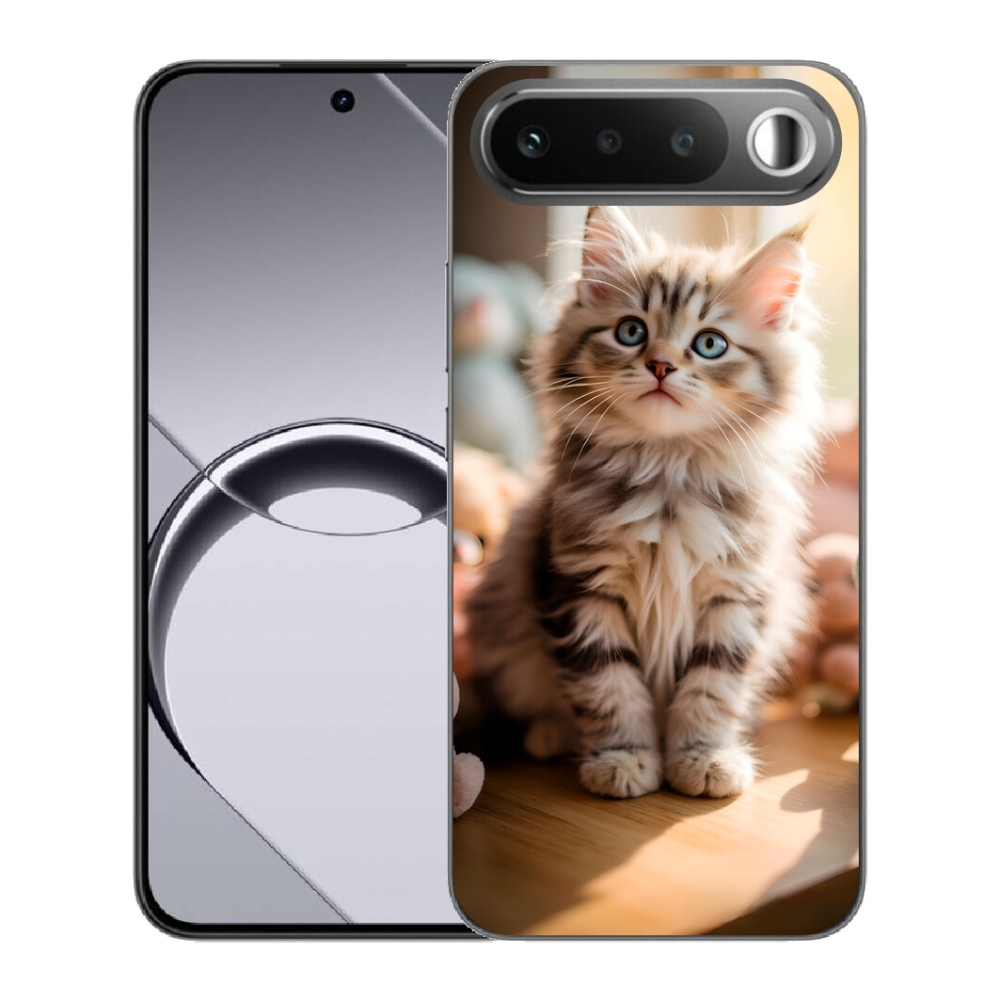 Gelový kryt mmCase na Realme 16 5G - roztomilé kotě 10